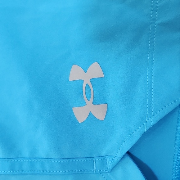 Under Armour Speed Pocket Blue Fitted Mens Size Medium 7 Inch Inseam - Picture 14 of 16